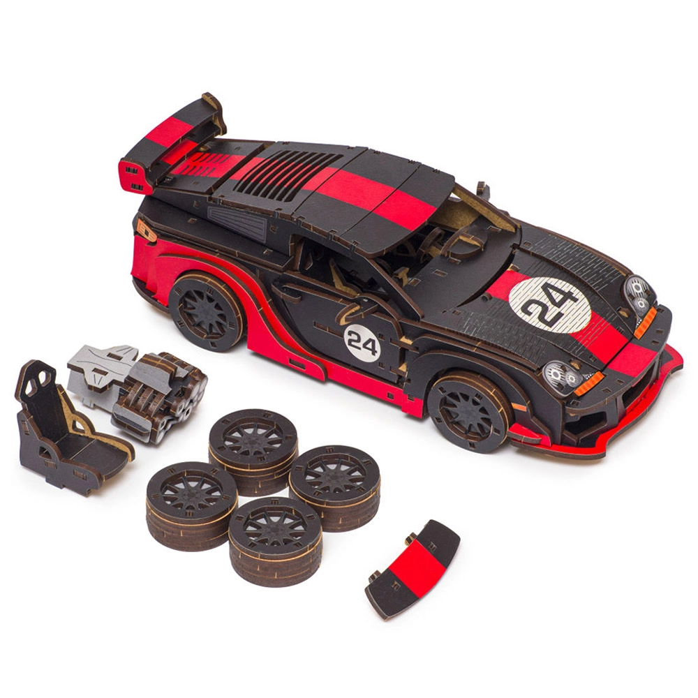 Comet GTS 3D Puzzle (4107390-COMET_GTS_BLACK-RED) - 219 pcs