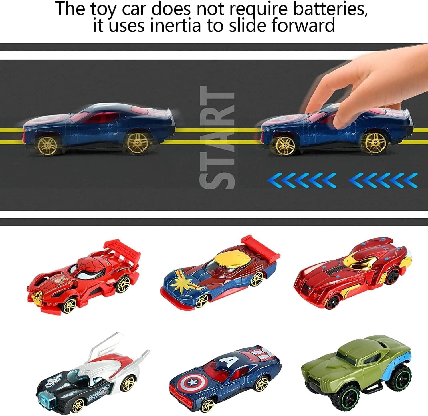 Super hero - 1:64 6pcs