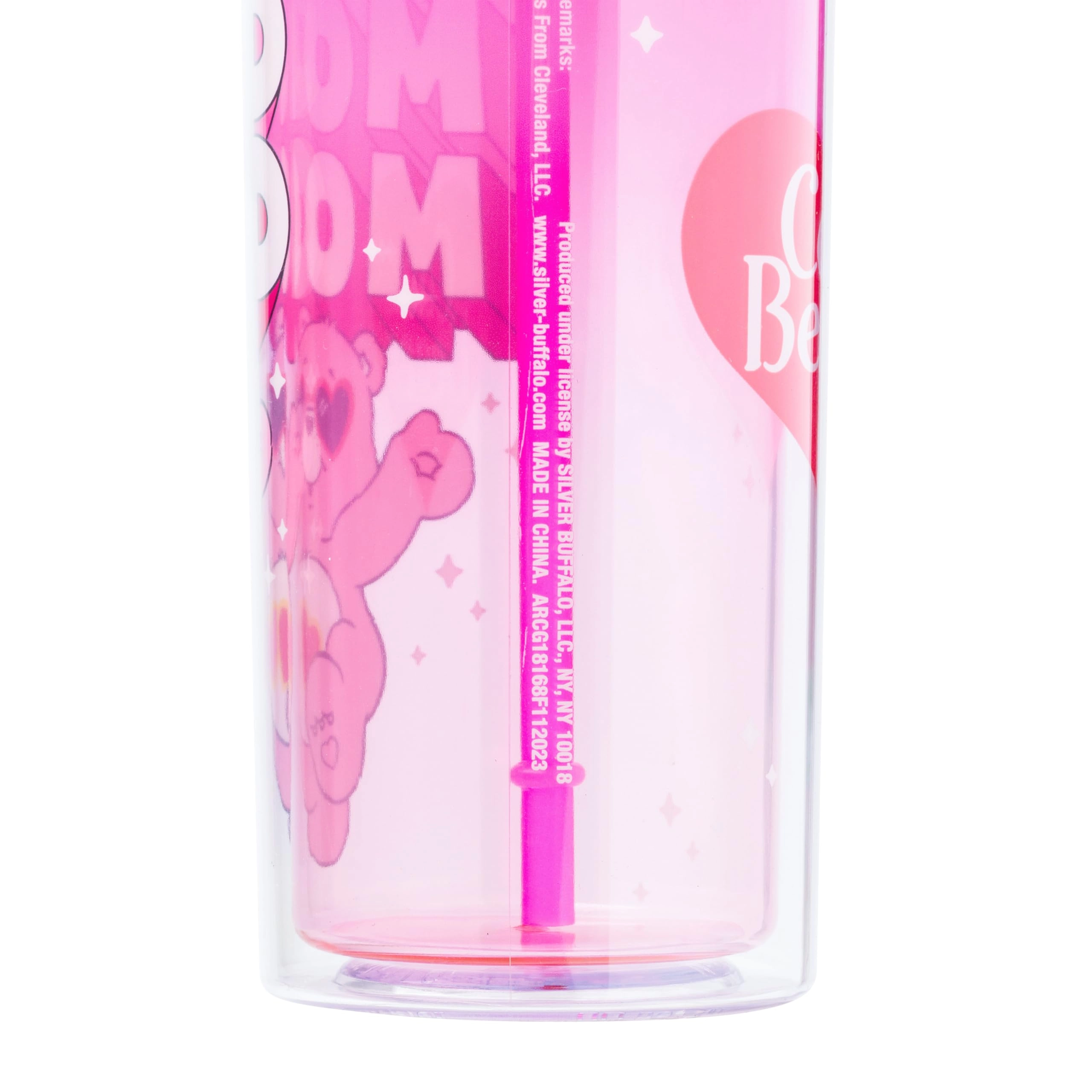 Care Bears Love-A-Lot-Bear Mood Reusable Cup - 1 pcs Glitter