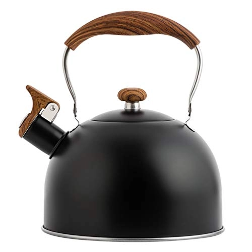 Whistling Tea Kettle - Wooden stainless steel 2.5L