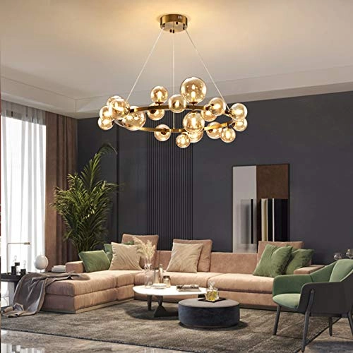 Edison Lamp Shade - G9 Electroplating bronze and amber