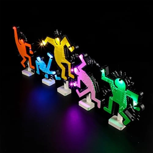 LED Light Kit for LEGO 31216 Art Keith Haring - Dancing Figures Model