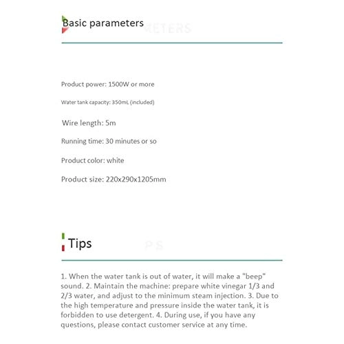 Steam Mop - 4Bar 1,8 l