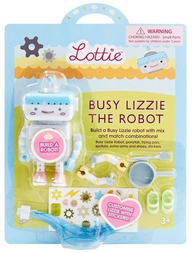 Busy Lizzie The Robot - 3+ years Blue