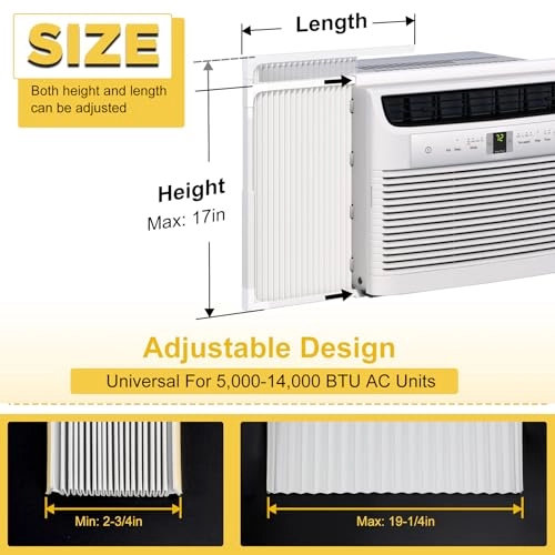 Window Air Conditioner Side Panel with Frame Pack