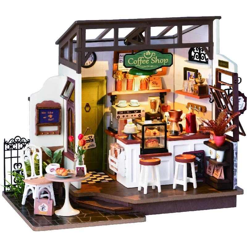 RoboTime Miniature House 3D Wooden Puzzle (DG162) - 183 pcs