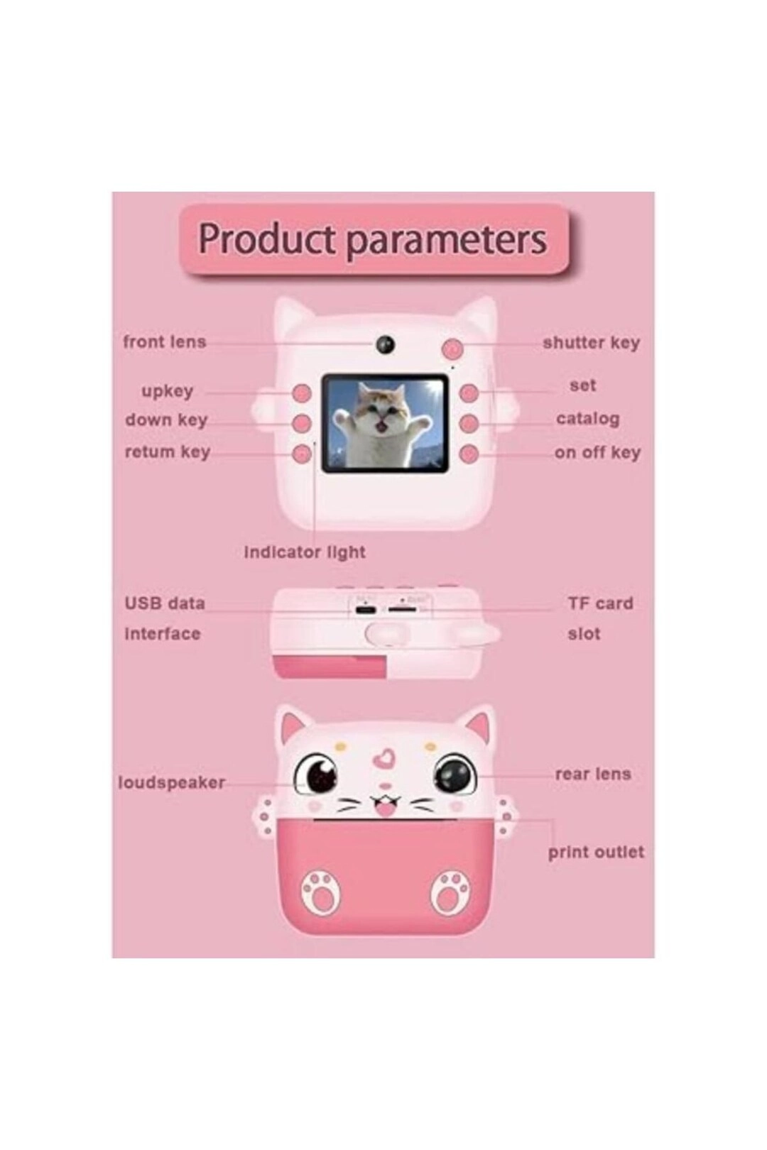 Kids Instant Print Camera