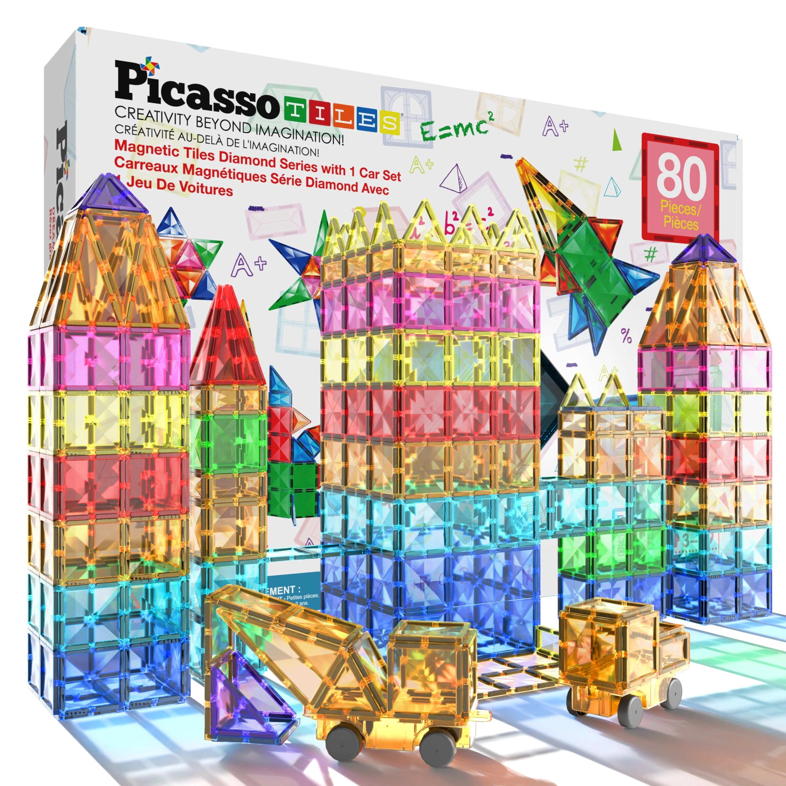Magnetic Mini Diamond Tiles - 80 pcs
