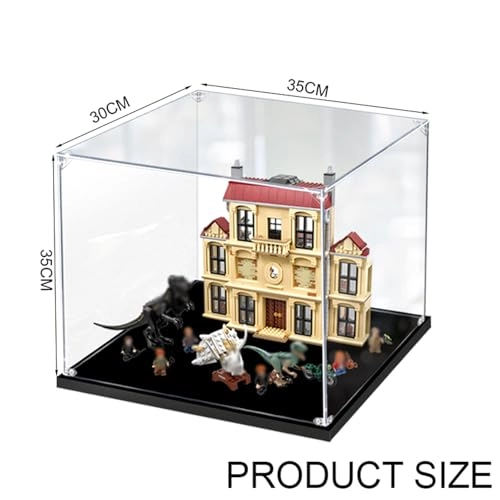 Clear Acrylic Display Case - Dust-proof 35 x 30 x 35 cm 2MM