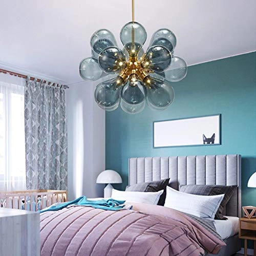 G9 Modern Minimalist Glass Ball Art Chandelier