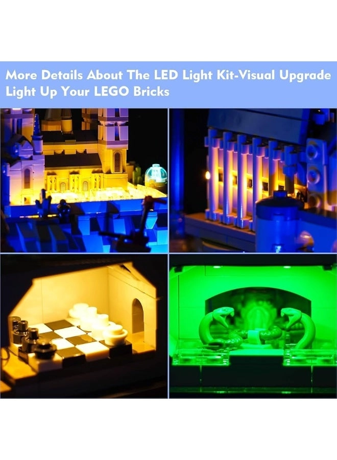 LED Light Kit - for LEGO Hogwarts Castle and Grounds 76419 Creative Lighting Set (Lights Only, No Models)