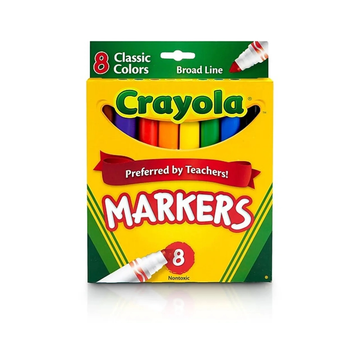 Broad Line Markers - Multi Colour conical tip