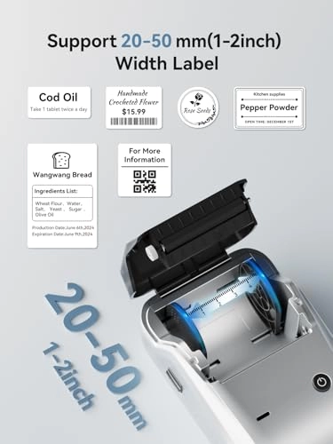 B1 - Label Maker 50*30mm Labels Space Blue