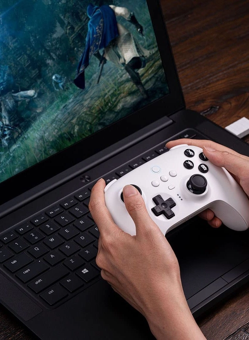 Ultimate BT Controller - White Switch Steam Deck