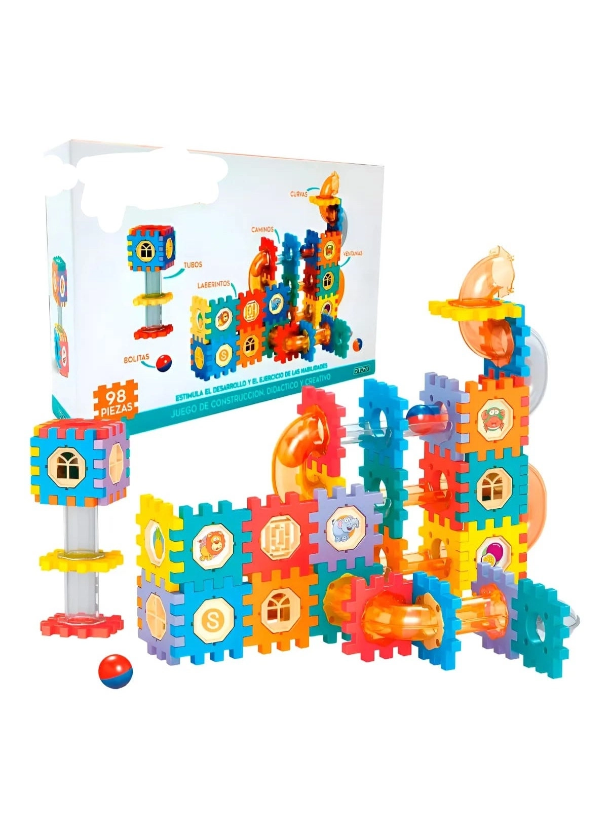 Generic Marble Run Building Blocks - 98pcs