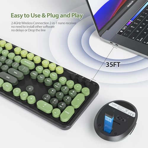 Wireless Keyboard & Mouse Set - US Wireless