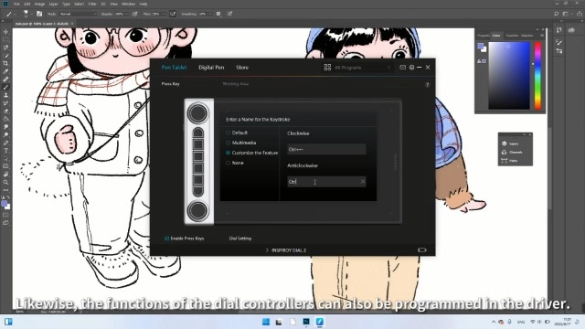 Inspiroy Dial 2 - 10.5 x6.5" 8192 Levels