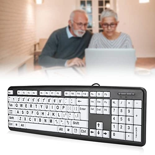 Large Letter Keyboard - Wired