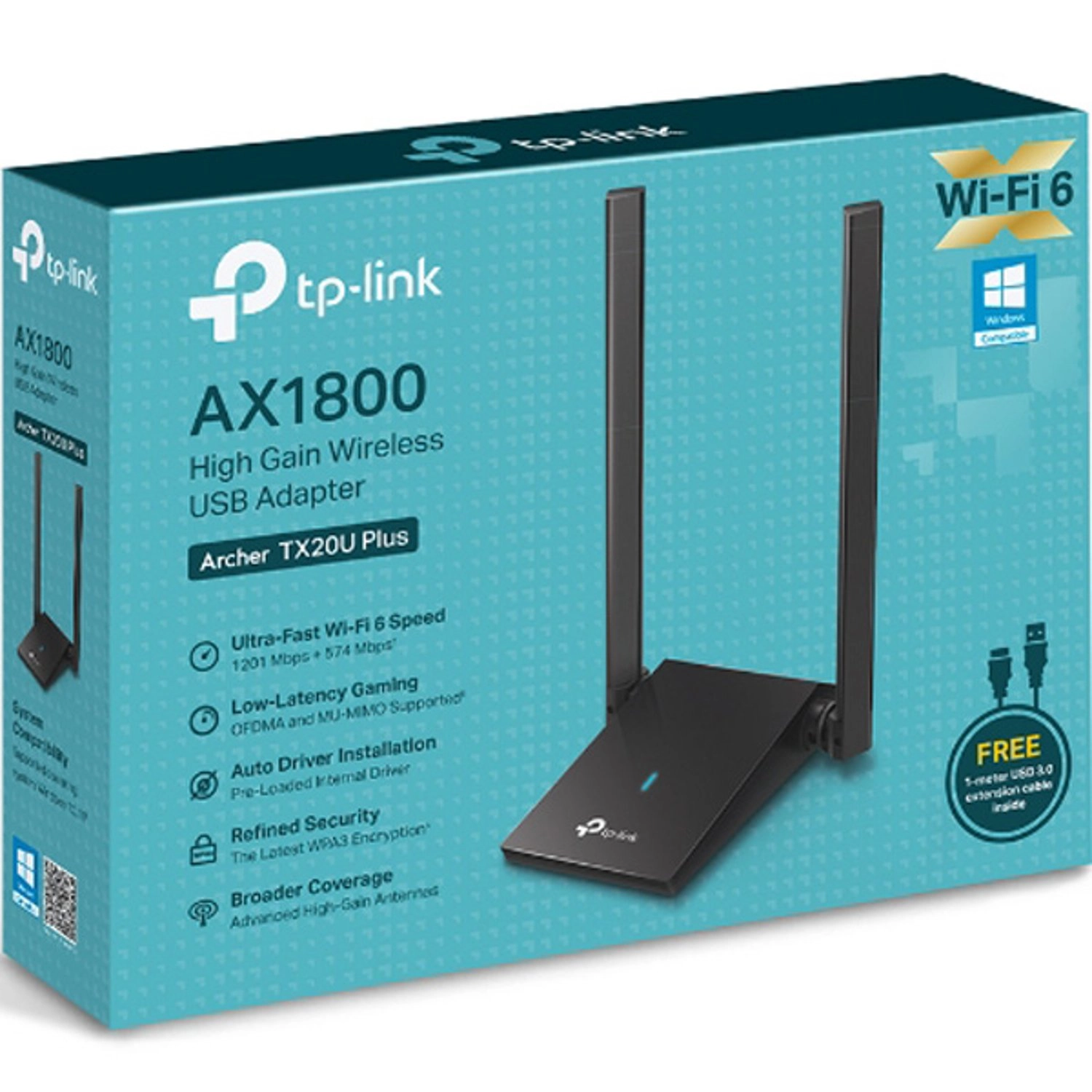 Archer TX20U Plus - Dual-Band (2.4 GHz, 5 GHz) USB Wireless