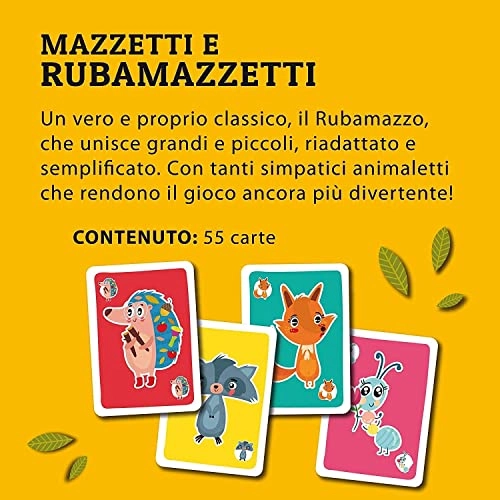 Ludoteca Le Carte dei Kids Mazzetti and Rubamazzetti - 4 years and up 55 pieces