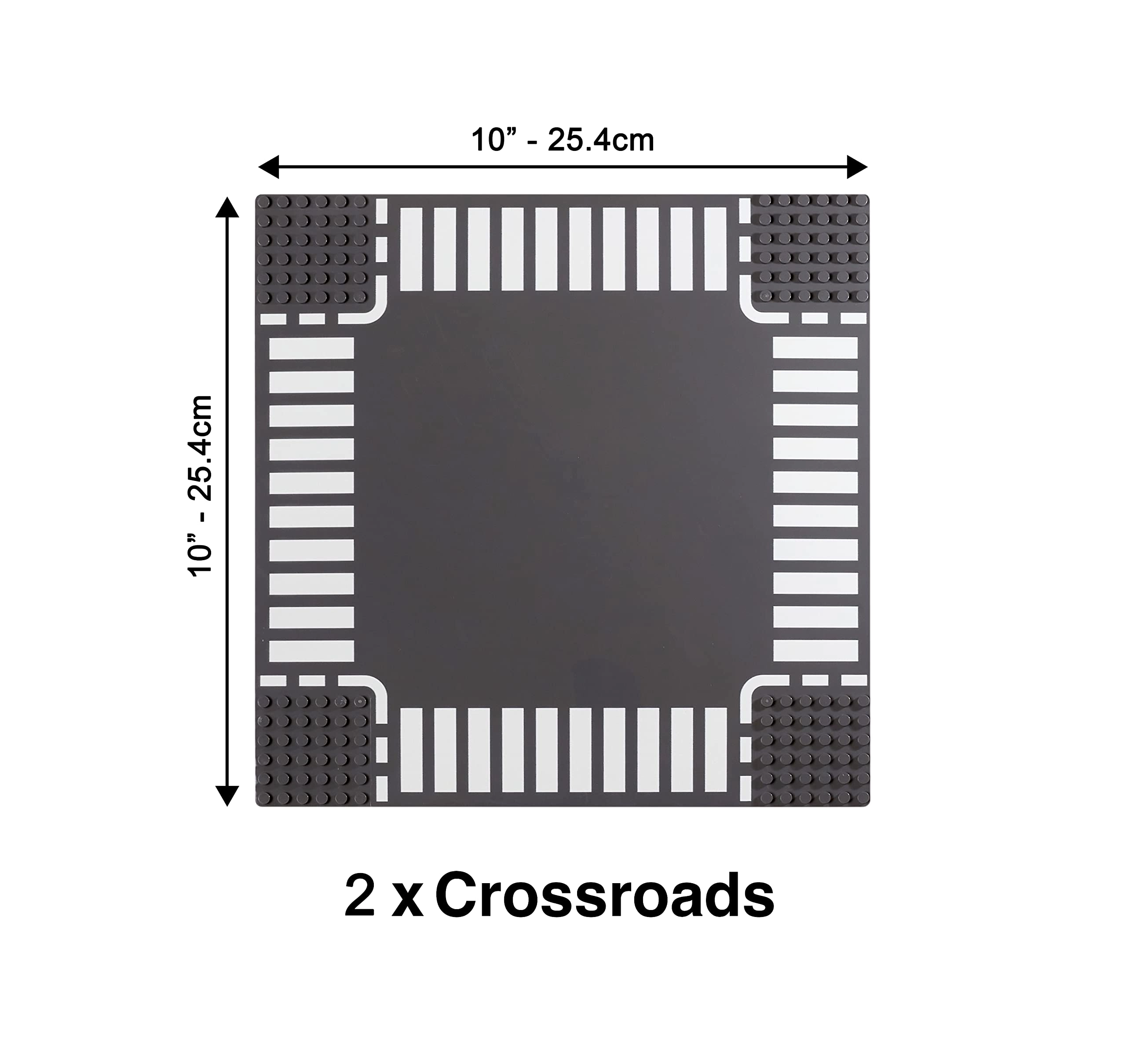 Road Baseplate - Plastic 6pcs