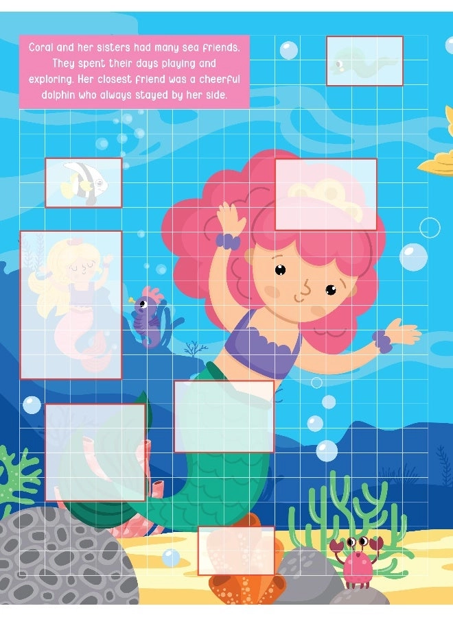 Pixel Sticker Activity - Curious Mermaid