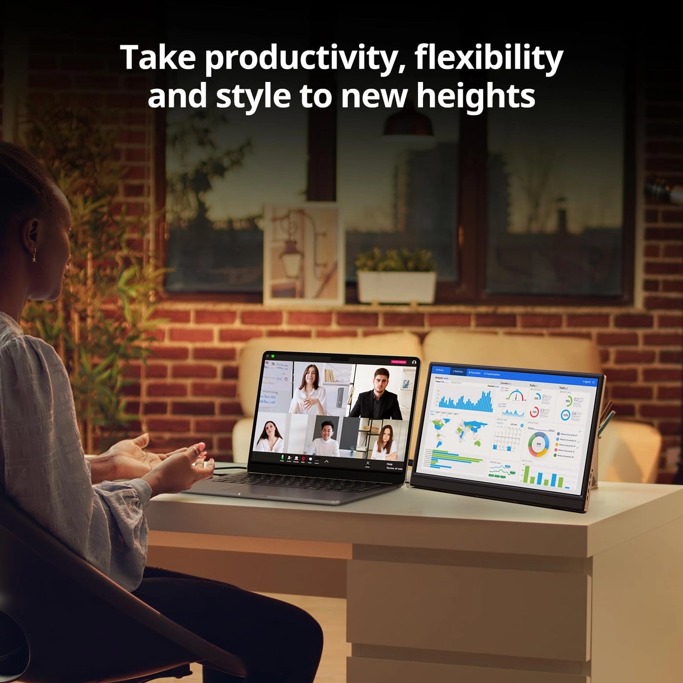 Portable Monitor - 15.6 Inch 1080P