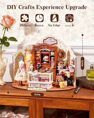 Elsa's Tailoring - DIY Miniature House Kit