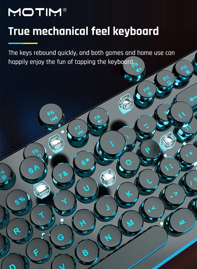 Mechanical Gaming Keyboard + Gaming Mouse - EN Wired