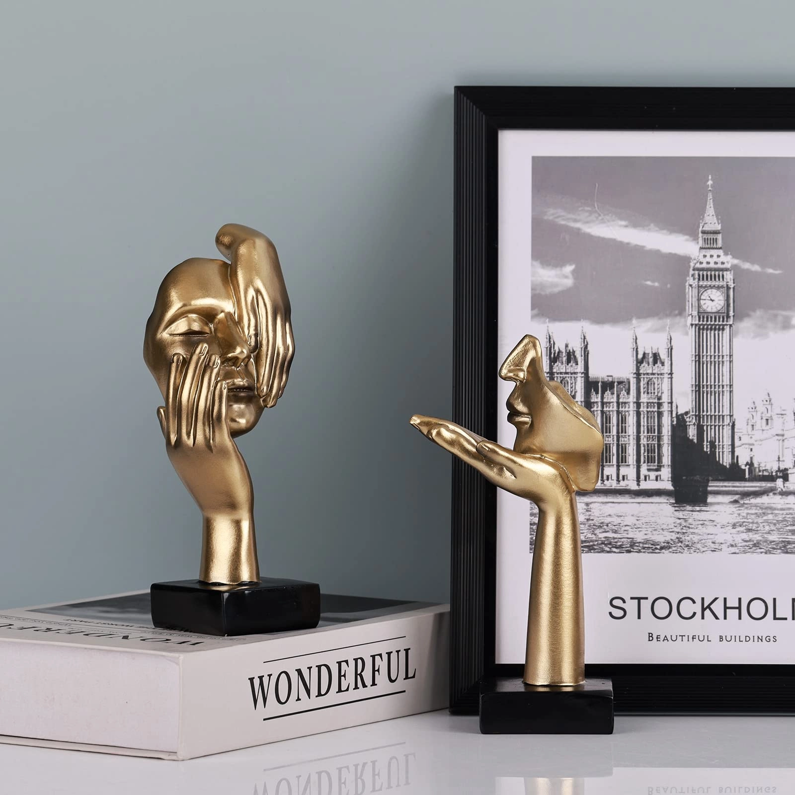 Thinker Statue - Plastic, Resin