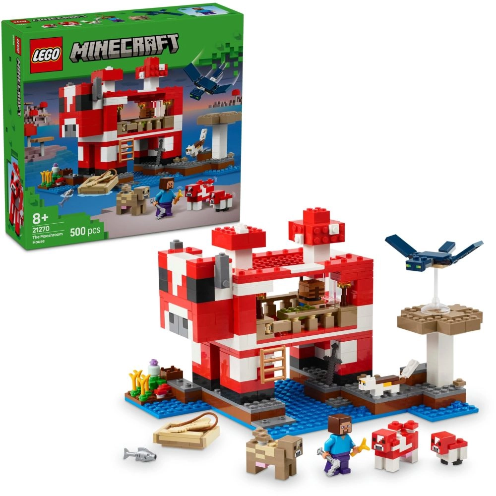 LEGO Minecraft The Mooshroom House (21270)