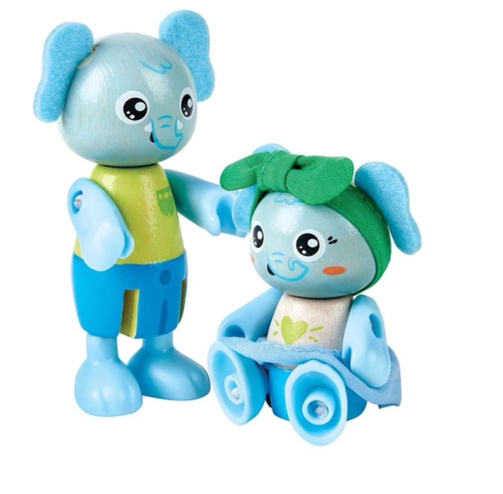 Green Planet Explorers - Elephant Family (E3527) 4 pcs