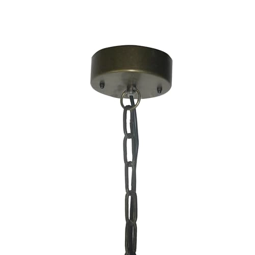 Draped Wood Bead Chandelier