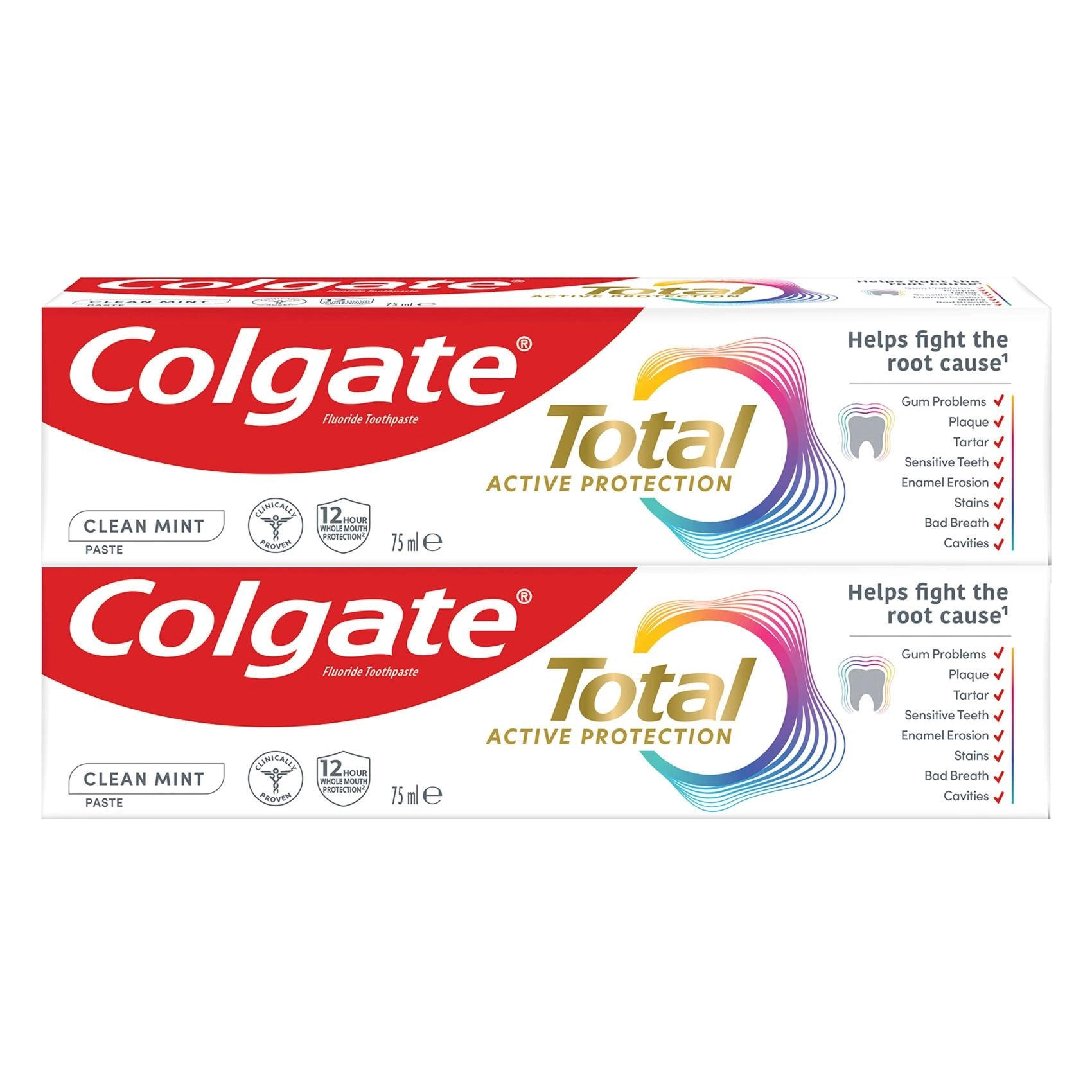 Colgate Total Active Protection Clean Mint Toothpaste 75ml