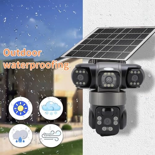 Triple Lens Security Camera 1080p