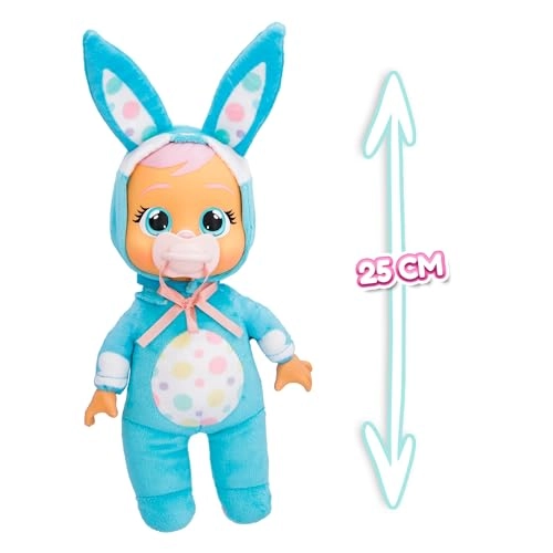 Brooks Baby Doll - 9 Inch Cries Real Tears Blue Bunny Themed Pajamas Ages 18+