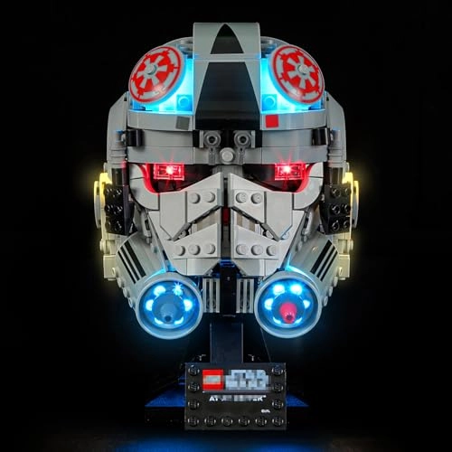 LED Light Kit - Plastic 1 4.5-5V for LEGO at-at Driver Helmet 75429