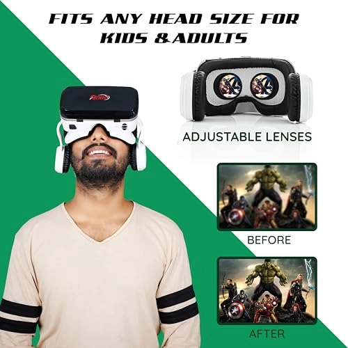 (Renewed) V5 VR Headset