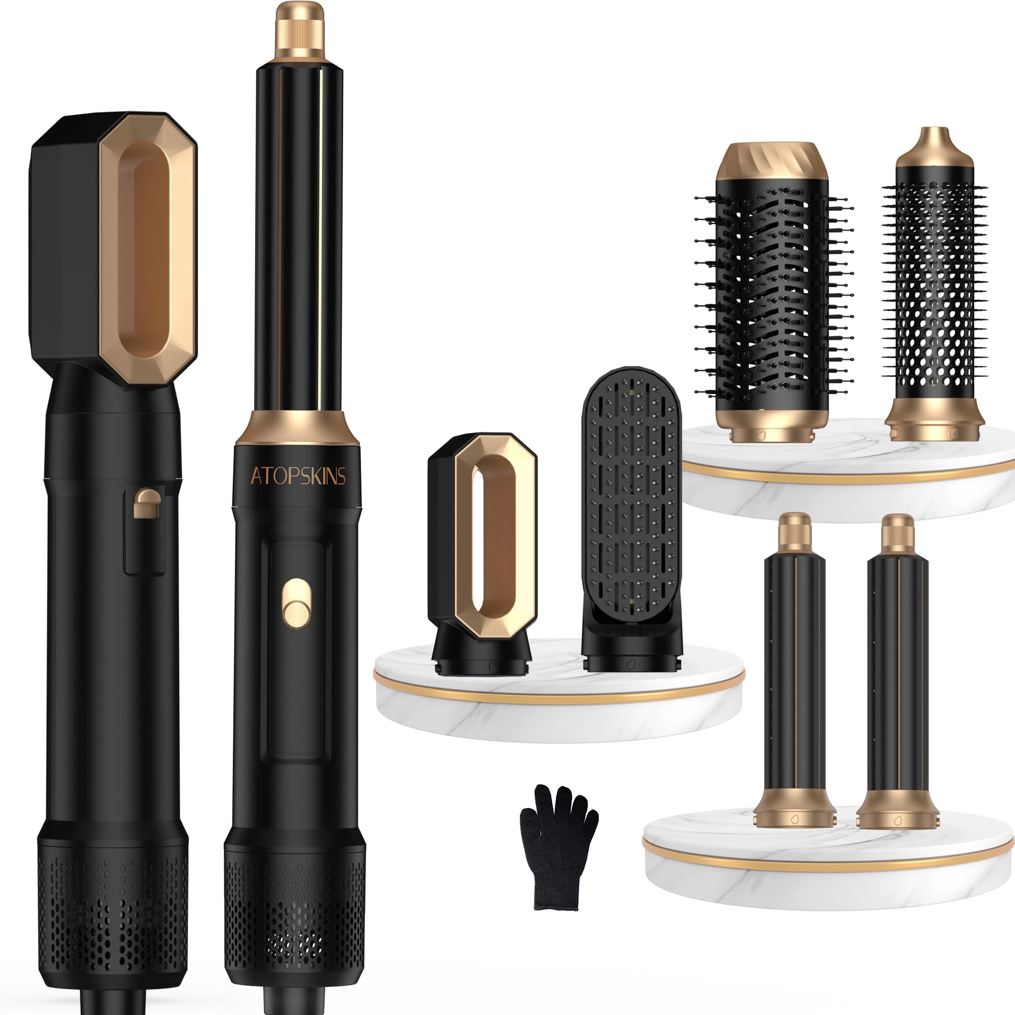 Air Styler - 6 in 1 Negative Ionic 3 Heat Settings