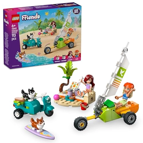 Friends Surfing Dogs and Scooter Adventure (42641)