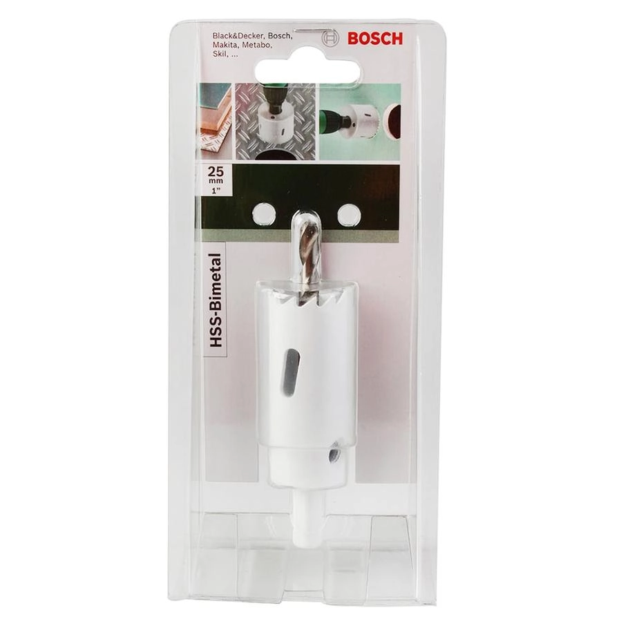Bosch HSS Bi-Metal Hole Saw - 25 millimeter wood and metal