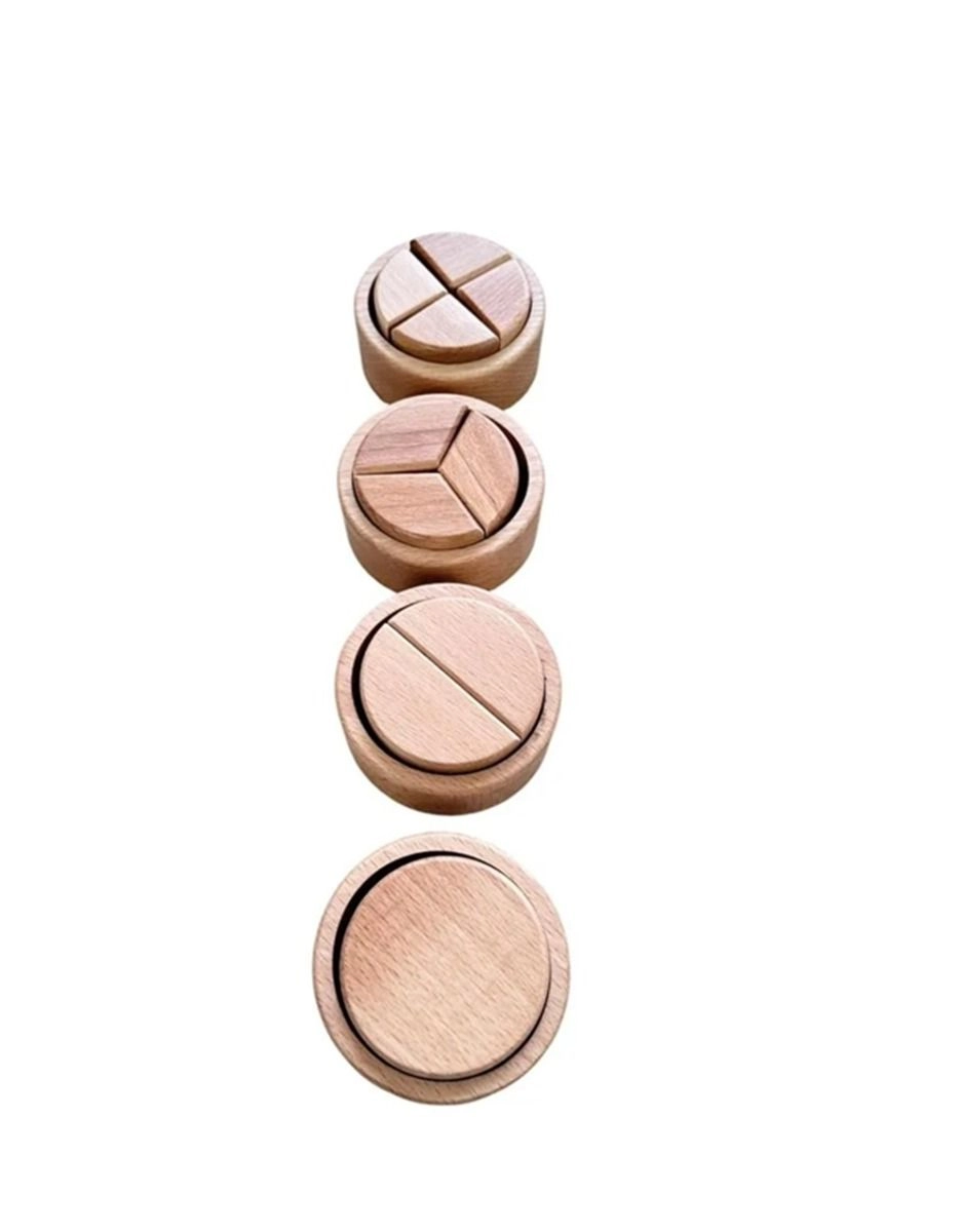 Fraction Cups Circle - Suitable for 3 years and above 14 Pcs