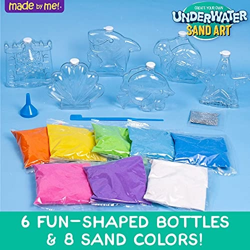 Create Your Own Underwater Sand Art - 6+ years 6 bottles 9 sand bags