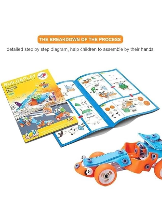 Play a lot Building Toys - 5-in-1 STEM Educational