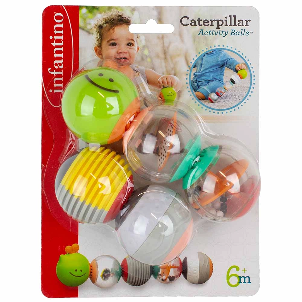 Caterpillar Activity Balls - Suitable for 6 months and above