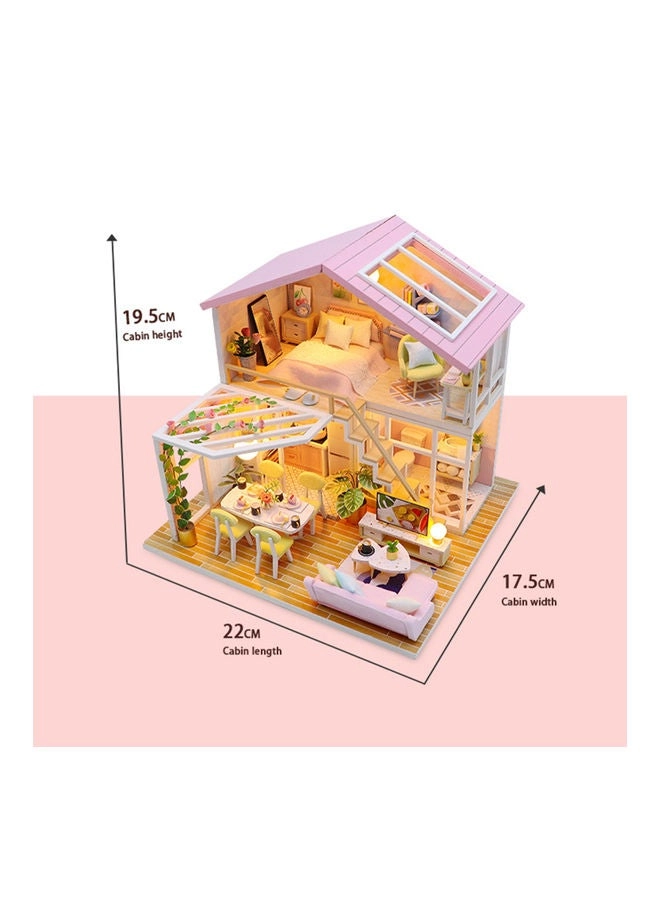 Miniature Doll House - Pink