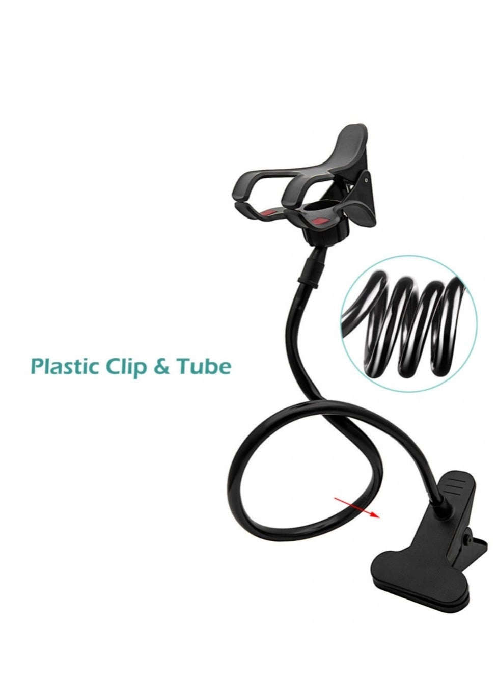 Flexible Arm Lazy Phone Holder Clamp Bed Tablet Mount Bracket