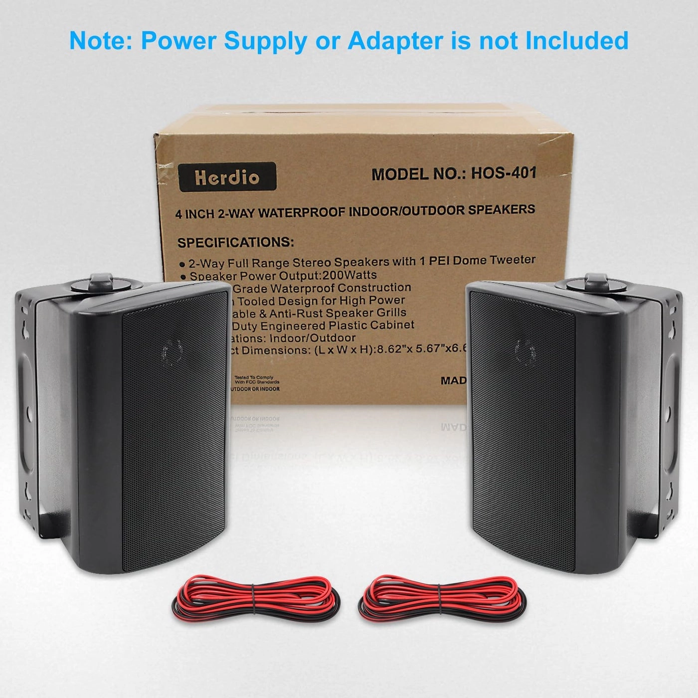 Passive Outdoor Speakers - 200Watt