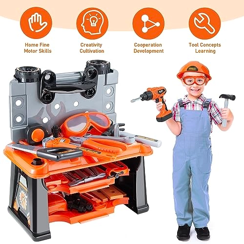 Kids Tool Bench - 3+ 79 pieces