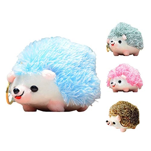Hedgehog Mini Cute Cartoon 12 cm Plush - Hanging Keychain Light Green